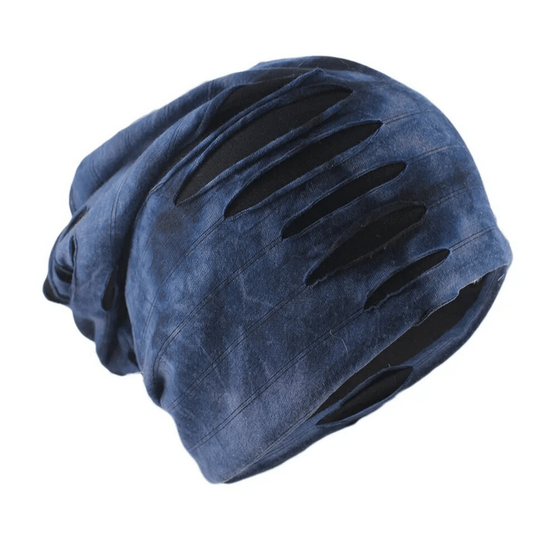 Fashionable Sports Men's Beanie with Ripped Holes - SF1687