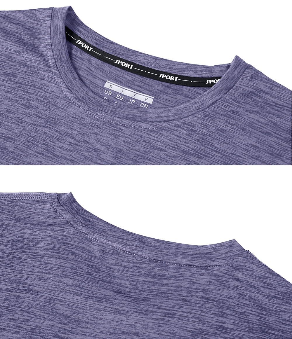 Female Elastic Running O-Neck Active T-Shirt - SF4497