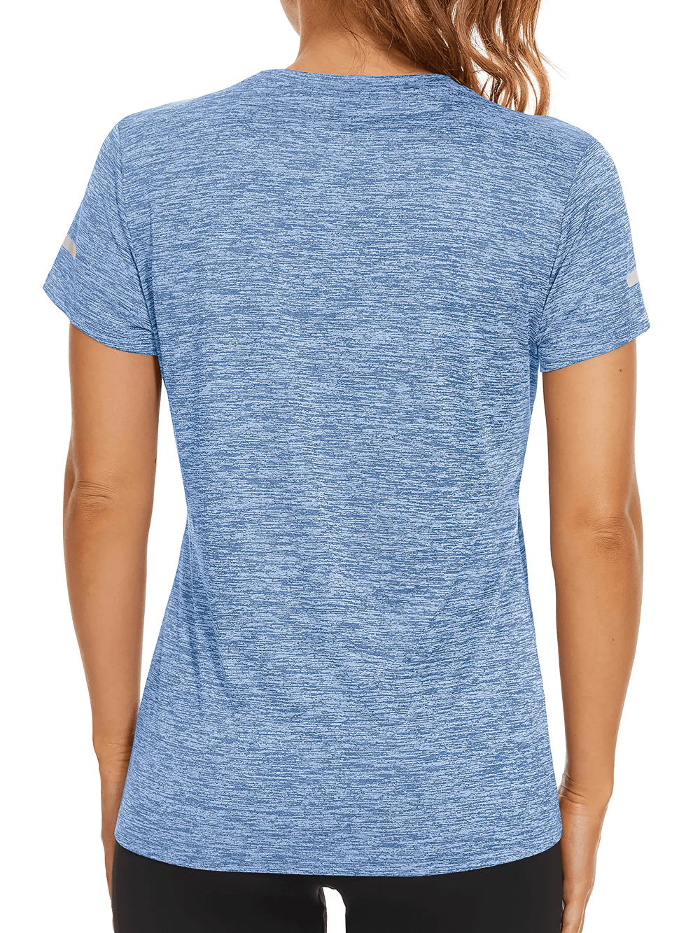 Female Elastic Running O-Neck Active T-Shirt - SF4497