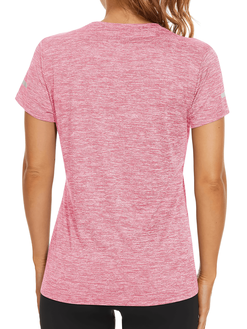 Female Elastic Running O-Neck Active T-Shirt - SF4497