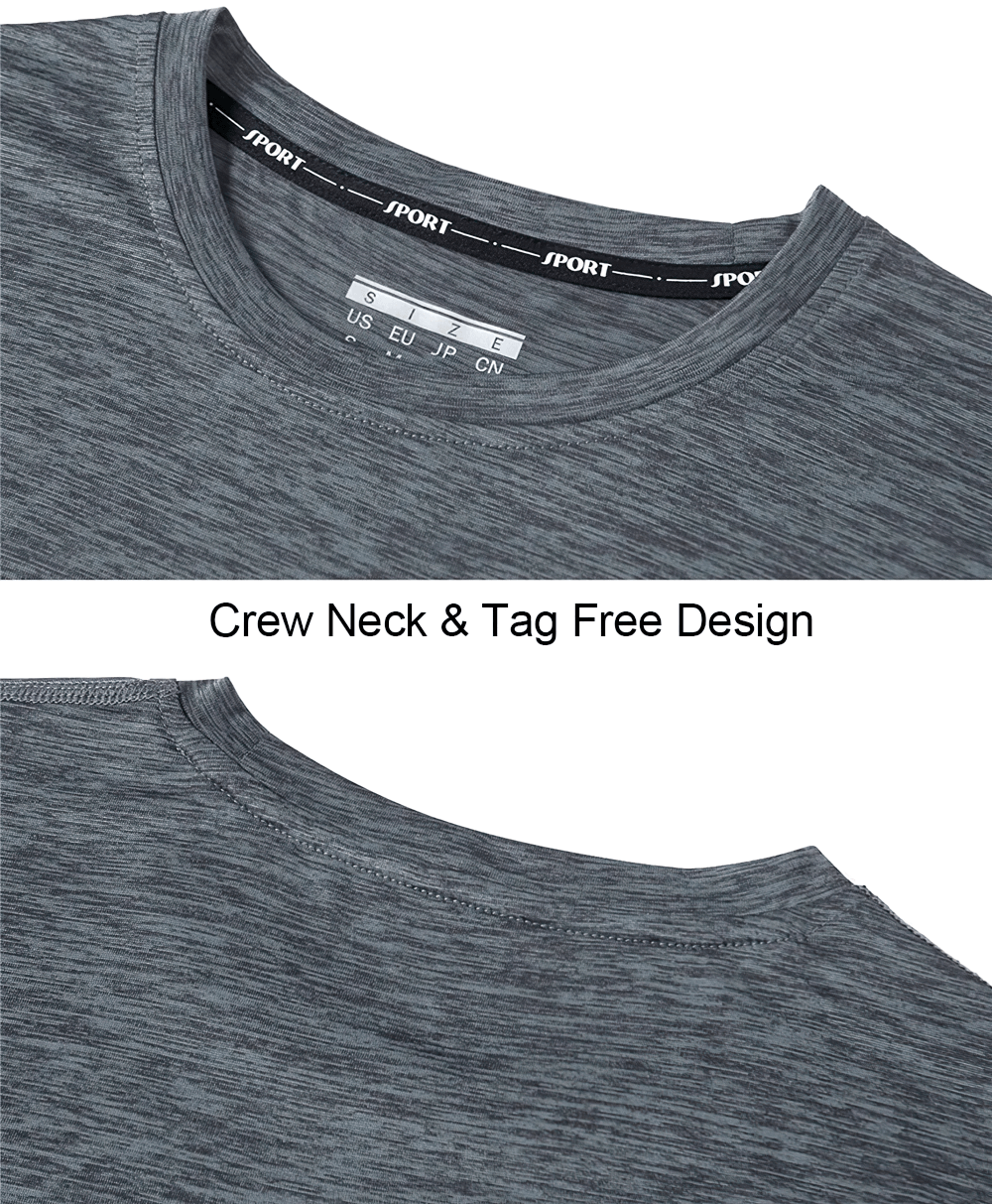 Female Elastic Running O-Neck Active T-Shirt - SF4497