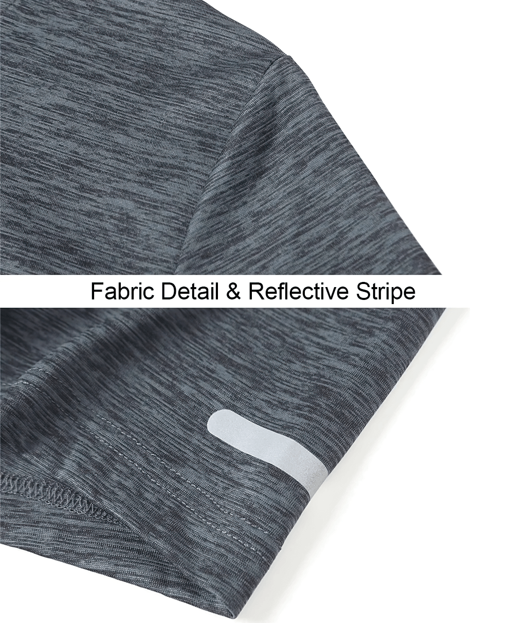 Female Elastic Running O-Neck Active T-Shirt - SF4497