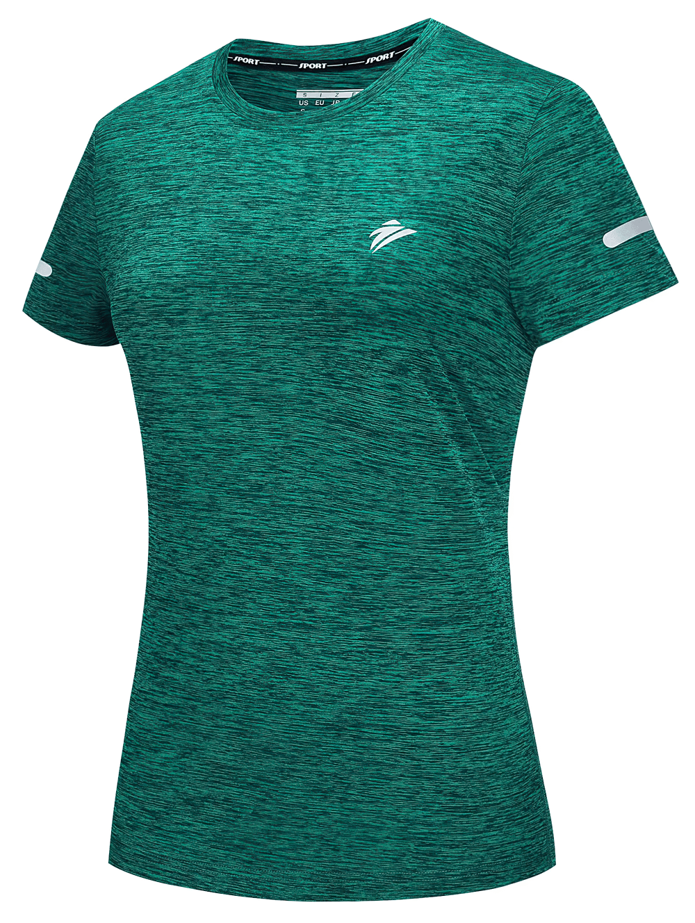 Female Elastic Running O-Neck Active T-Shirt - SF4497