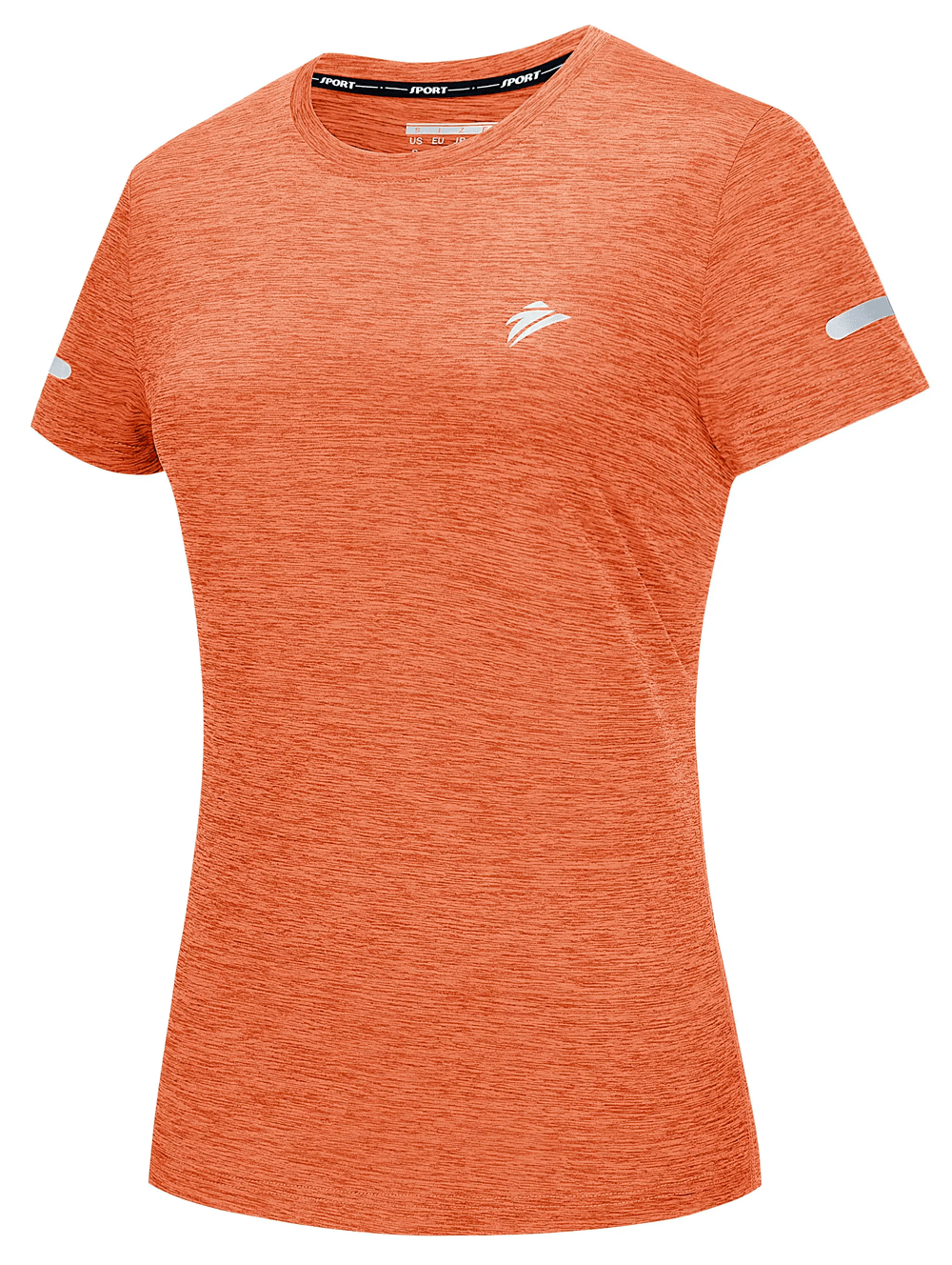 Female Elastic Running O-Neck Active T-Shirt - SF4497