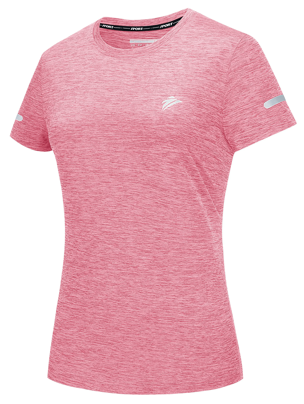Female Elastic Running O-Neck Active T-Shirt - SF4497