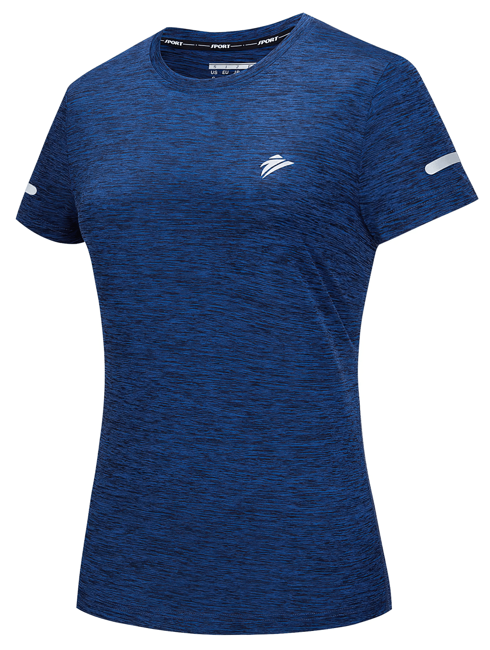 Female Elastic Running O-Neck Active T-Shirt - SF4497