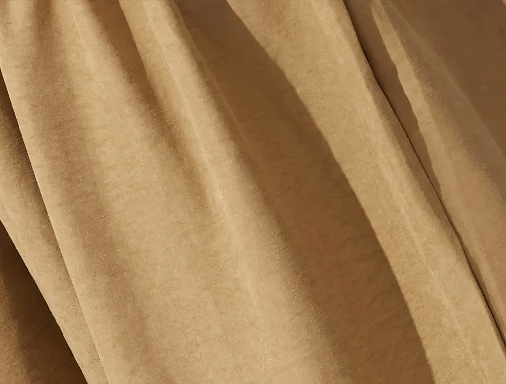 Alt Tag: Female Elastic Waist Harem Jogger Yoga Pants - SF4307 beige fabric close-up, lightweight spandex nylon with soft drape for yoga