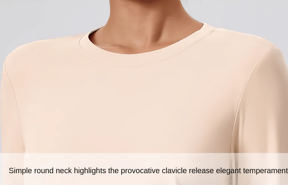 Female Full Sleeve Breathable Yoga Top for Fitness - SF4197