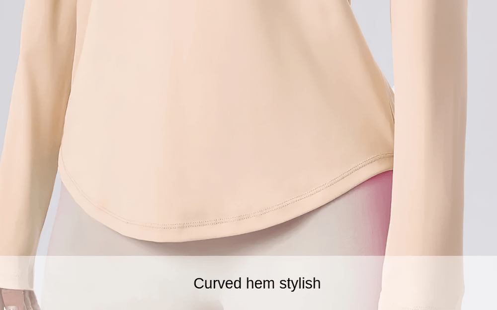 Female Full Sleeve Breathable Yoga Top for Fitness - SF4197