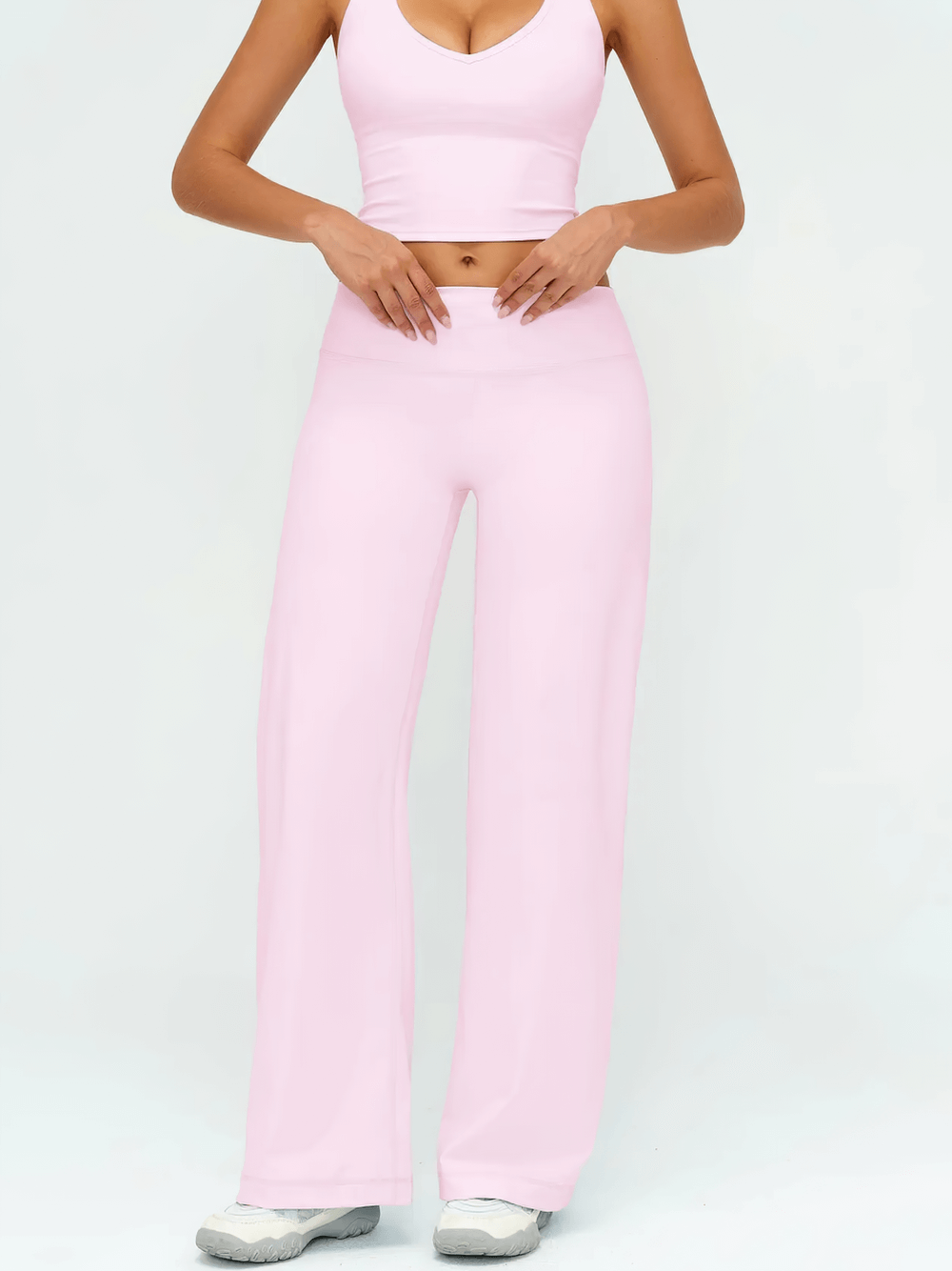 Female High Waist Yoga Wide Leg Pants - SF4292
