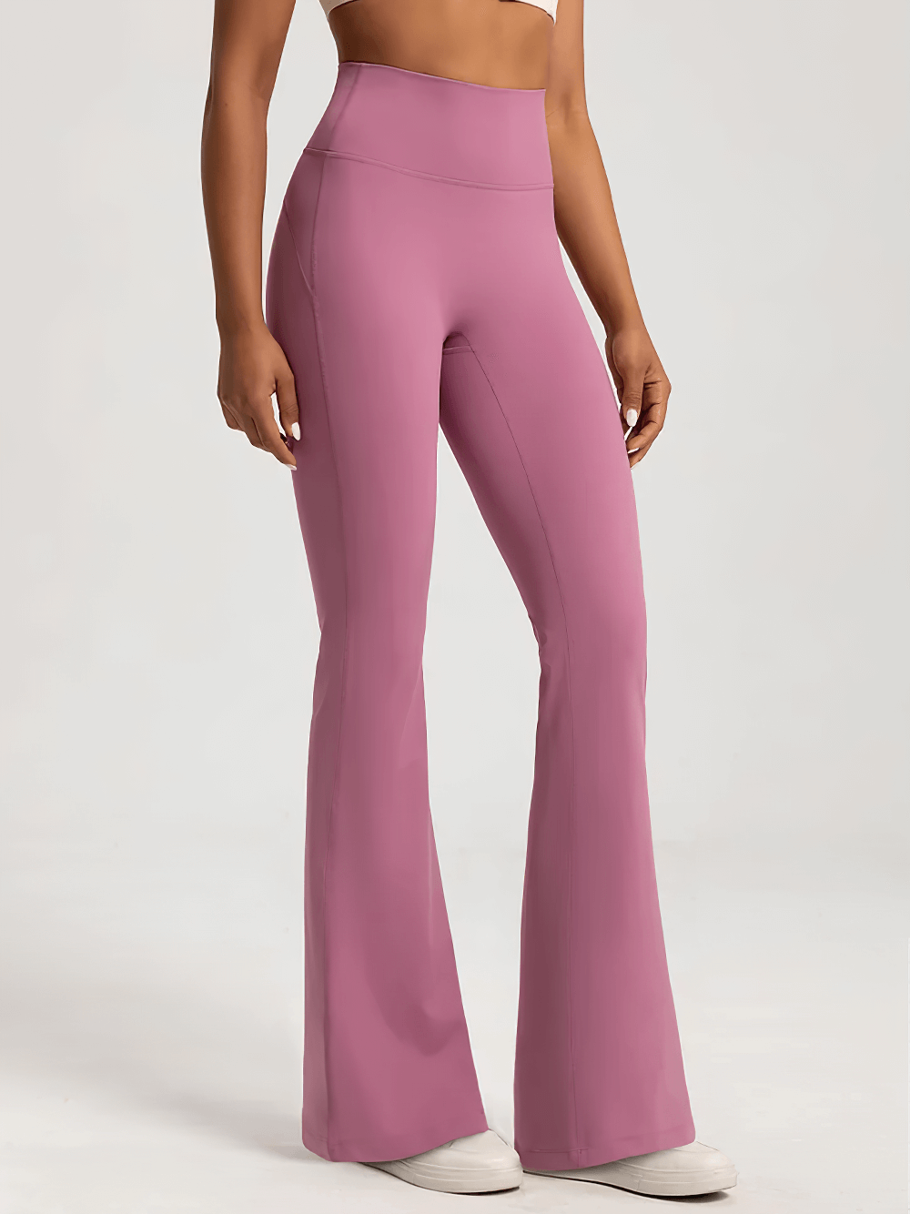 Female High Waisted Flared Yoga Bell Bottom Pants - SF4240