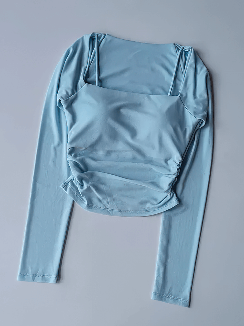 Female Long Sleeve Yoga Top with Breathable Mesh - SF4191