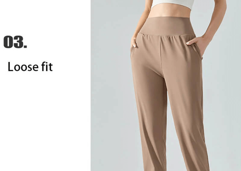 Pantalon taille haute ample femme / Vêtements de sport pour femmes - SPF0178 