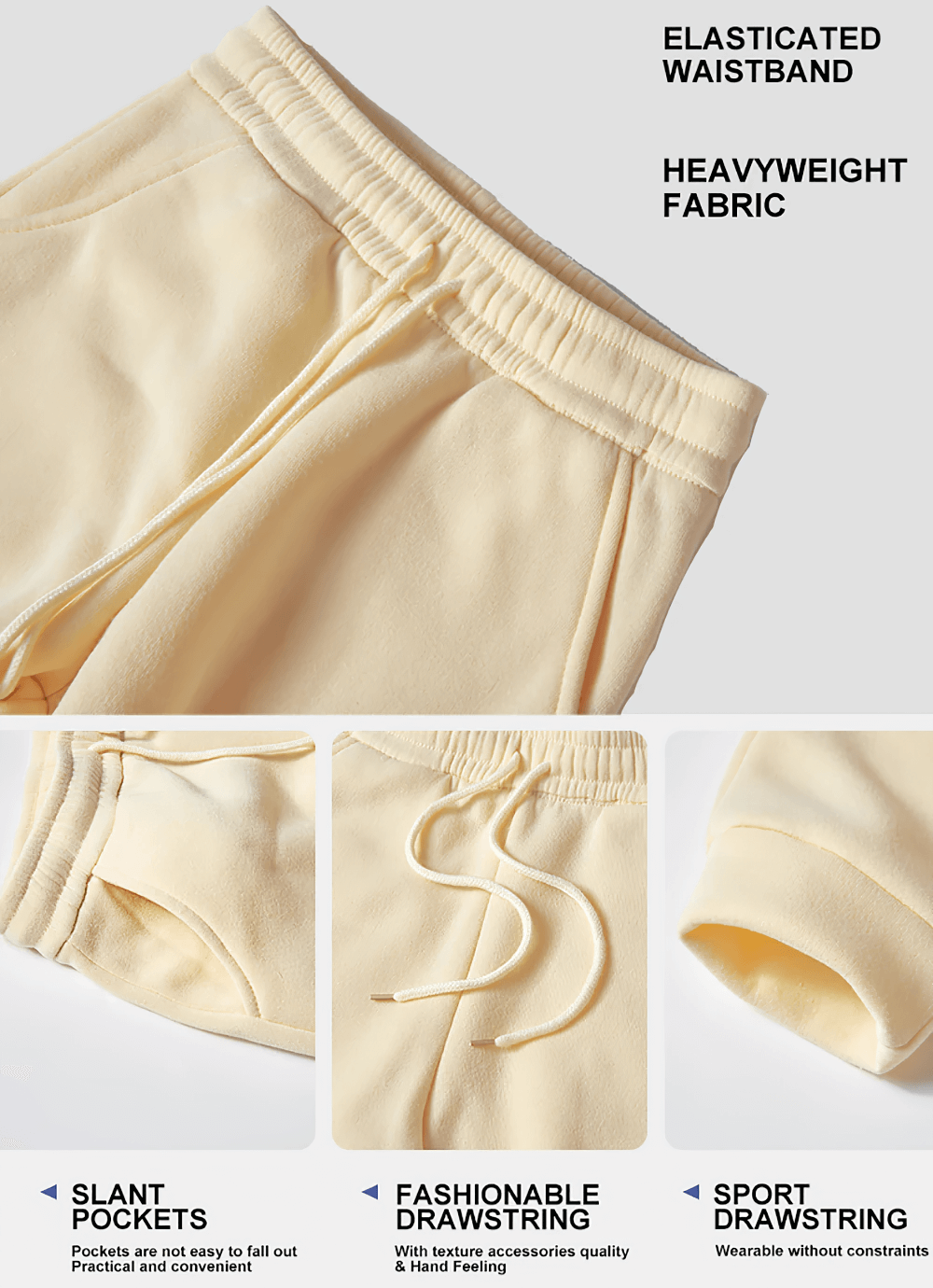 Female Loose Sport Jogging Pants with Elastic Waistband - SF4268