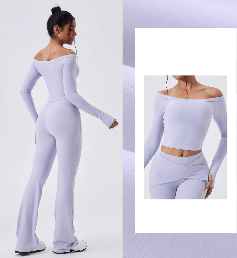 Female Quick Dry Micro Flare Yoga Pants - SF4361