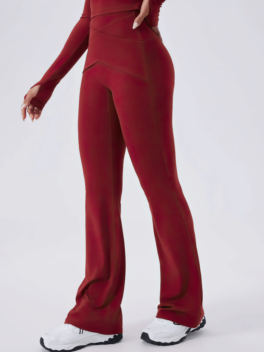 Female Quick Dry Micro Flare Yoga Pants - SF4361