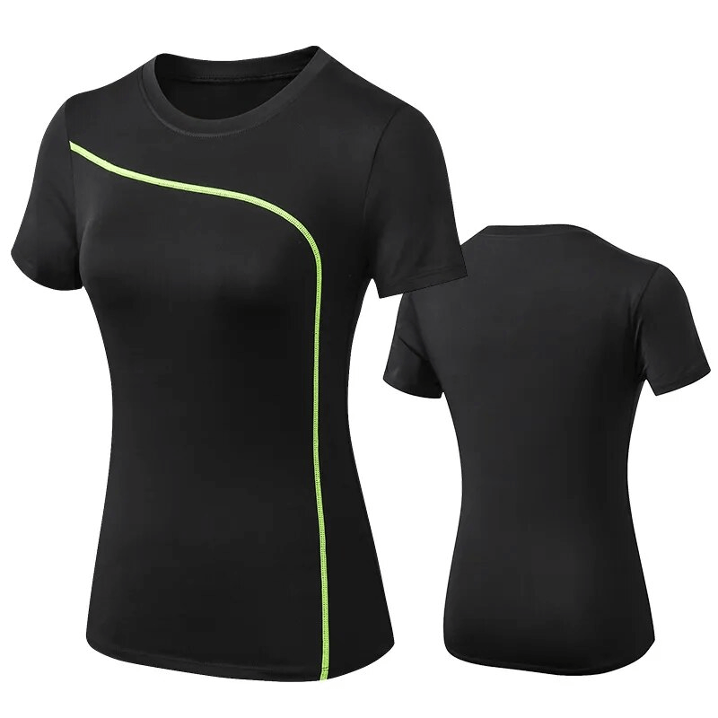 Schnell trocknendes Slim-Fit-Stretch-T-Shirt / Sportbekleidung für Damen – SF1602