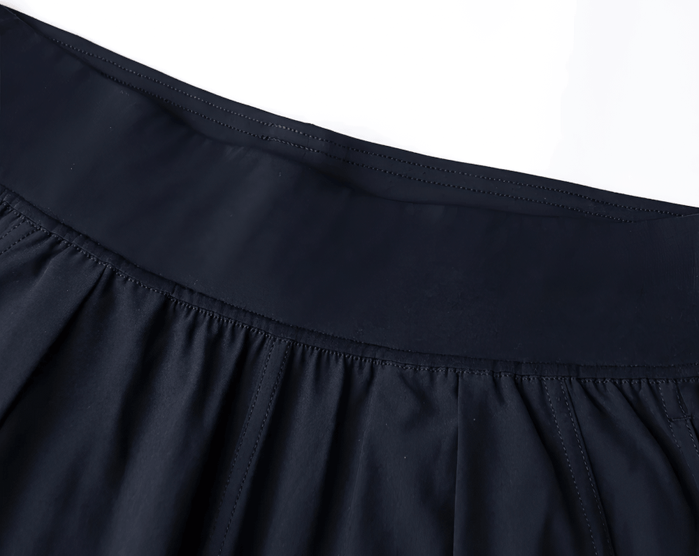 Alt Tag: Female Quick Dry Wide Leg Yoga Pants with Pockets - SF4501 close-up of waistband, breathable quick-dry fabric detail