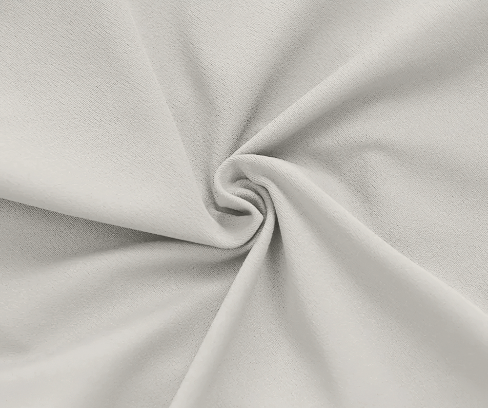 Alt Tag: Female Ruffle Trim Long Sleeve Yoga Crop Top - SF4427 quick-dry nylon-elastane fabric close-up, soft stretch swirl texture