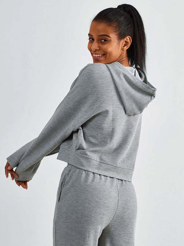 Damen-Sport-Hoodie mit Reißverschluss vorne und Taschen – SF1302 
