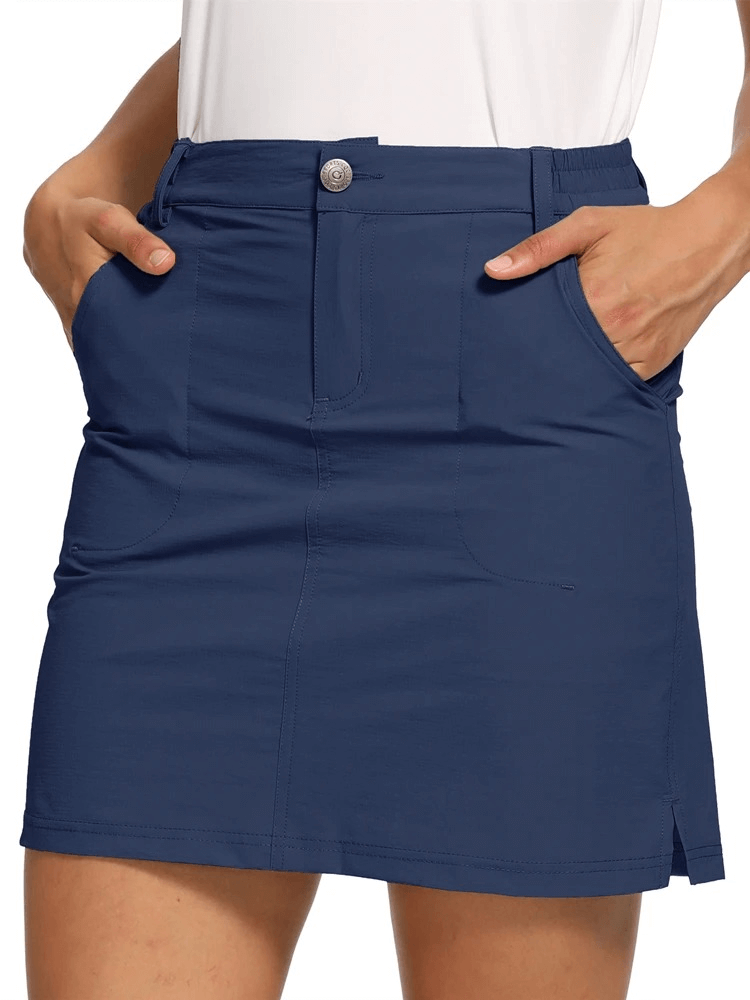 Female Sports Short Skirt with Zip Pockets - SF1832