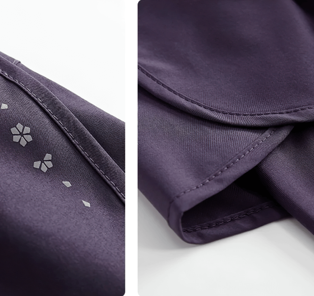 Close-up of Female Two-Layered Sport Leggings with Pocket - SF3798 showing fabric and detailed stitching