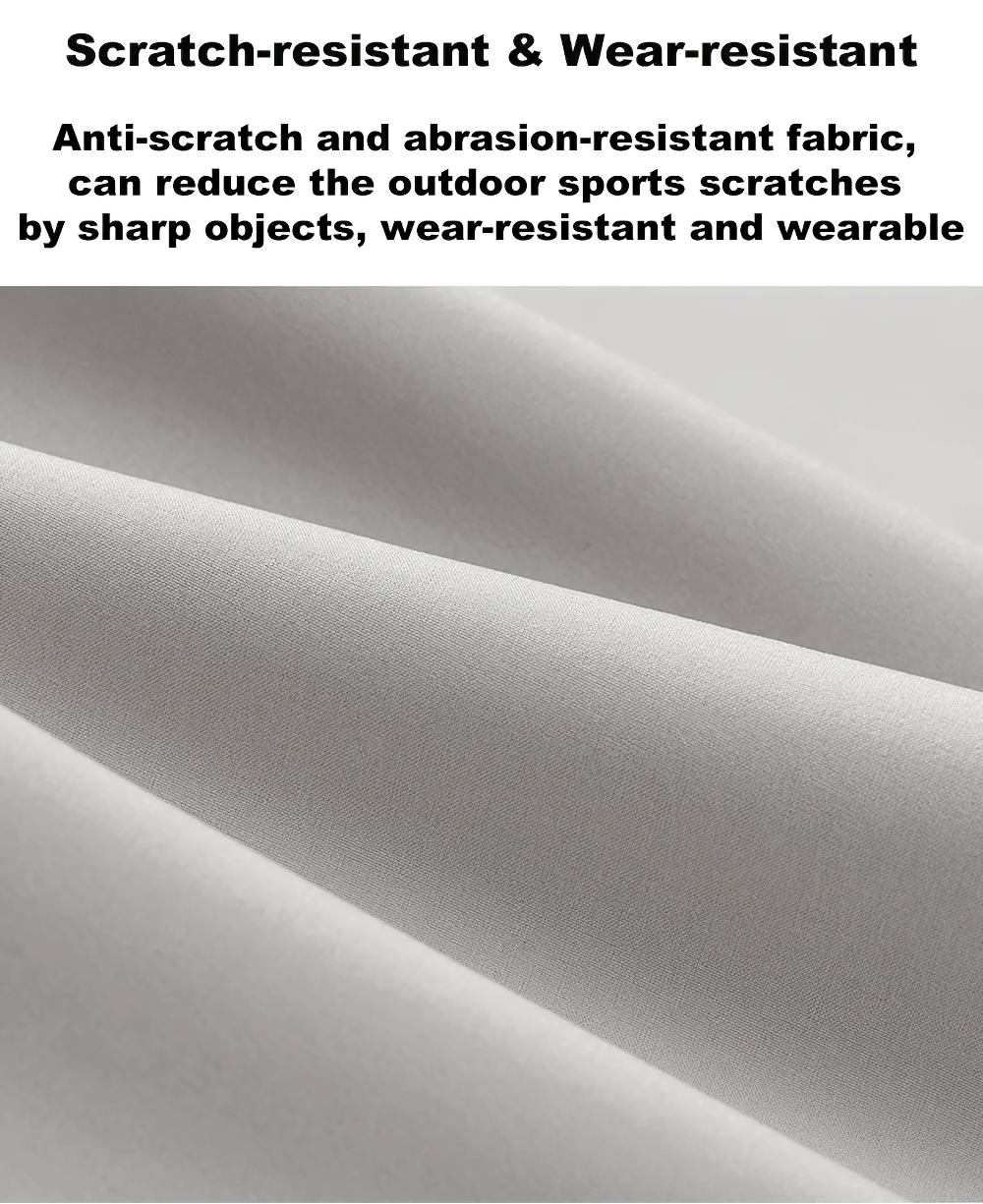 Alt Tag: Female Waterproof Hiking Pants with Zip Pockets - SF4397 scratch- and wear-resistant fabric close-up, abrasion-resistant outdoor hiking material