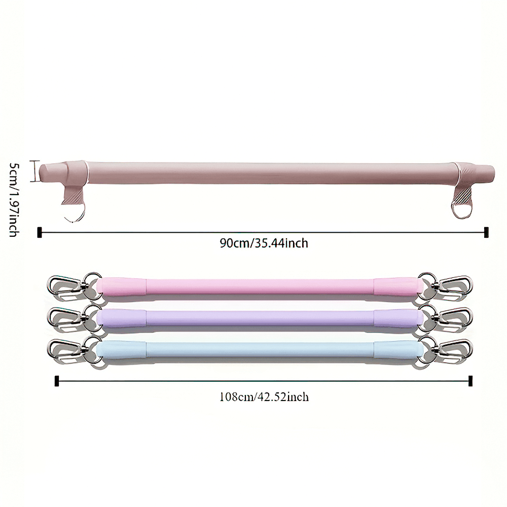 Colorful Fitness Elastic Resistance Band with Handles - SF3430, perfect for versatile home and gym workouts, shown in multiple lengths.