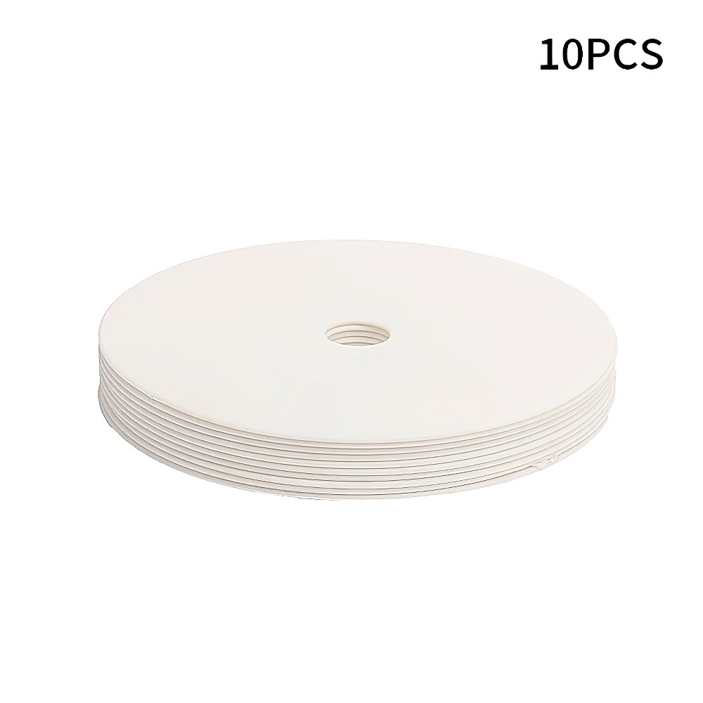 Flat soccer training marker discs set of 10 - ideal for agility drills and field boundaries, featuring central hole design for versatile use.