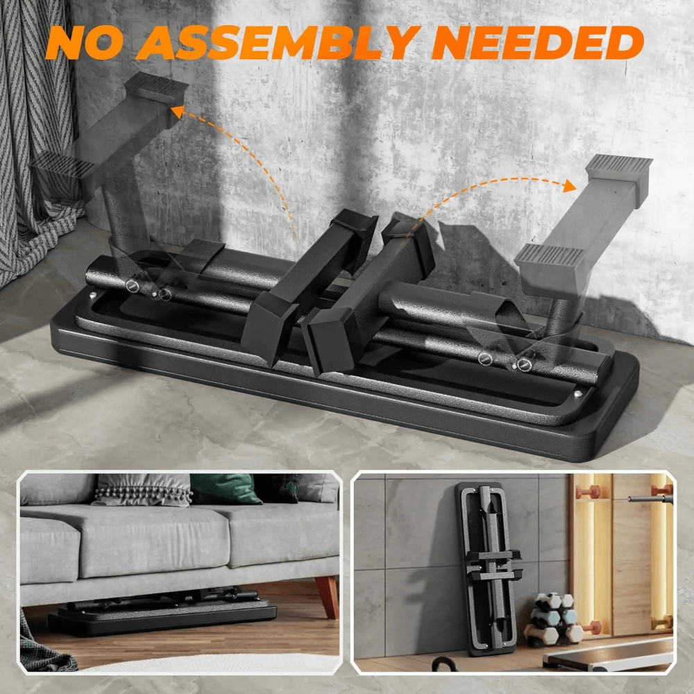 Flat Weight Bench for Strength and Ab Training - SF3449, foldable design shown with no assembly needed, ideal for home gyms.