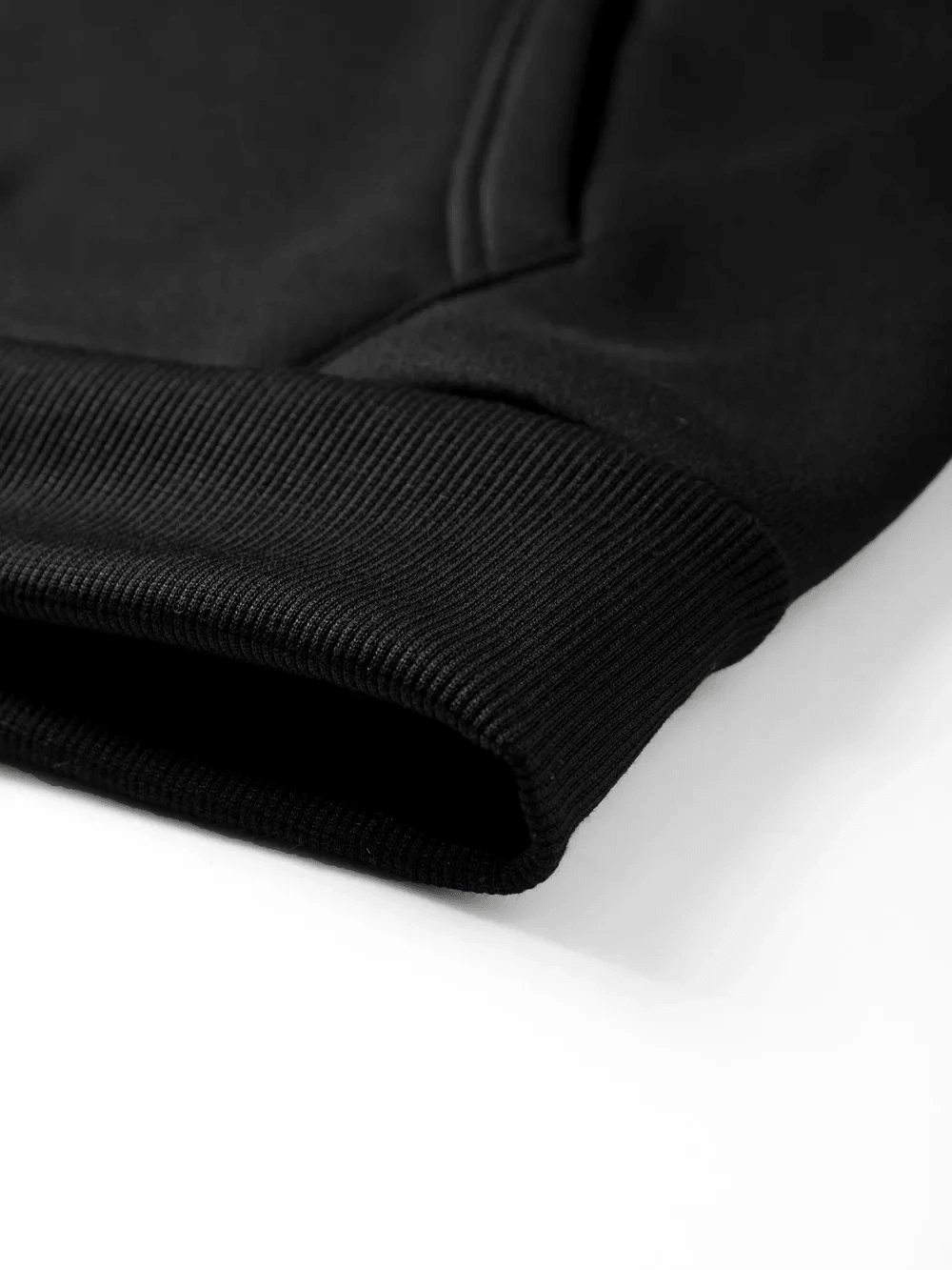 Fleece Hooded Jacket with Contrast Sleeves - SF4652
