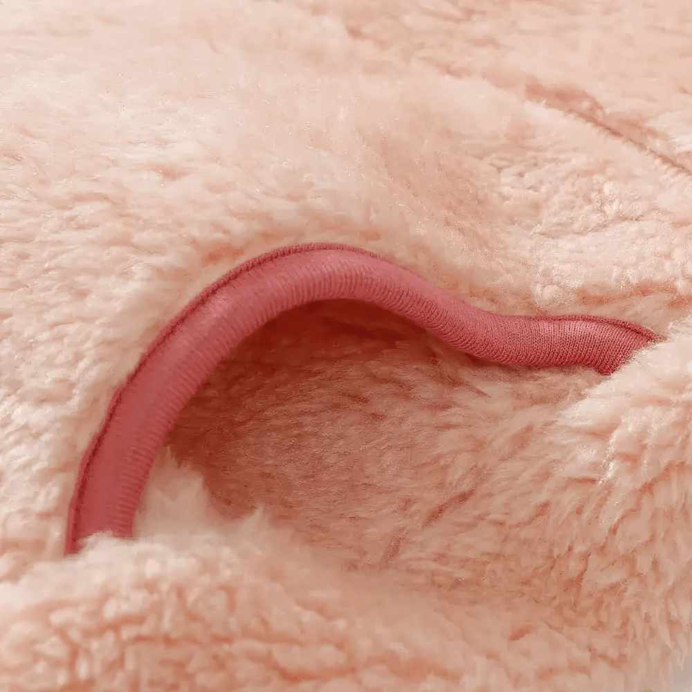 Close-up of soft texture on Fleece Jacket with Zip Pocket and Soft Texture - SF3827, highlighting the plush fabric detail.
