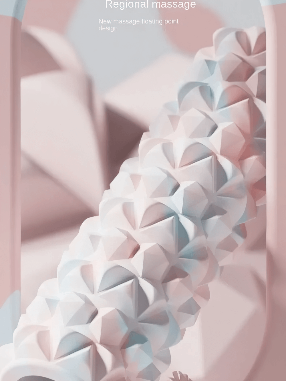 Unique foam roller for yoga and gym with textured design for myofascial release and muscle massage, SF3292.