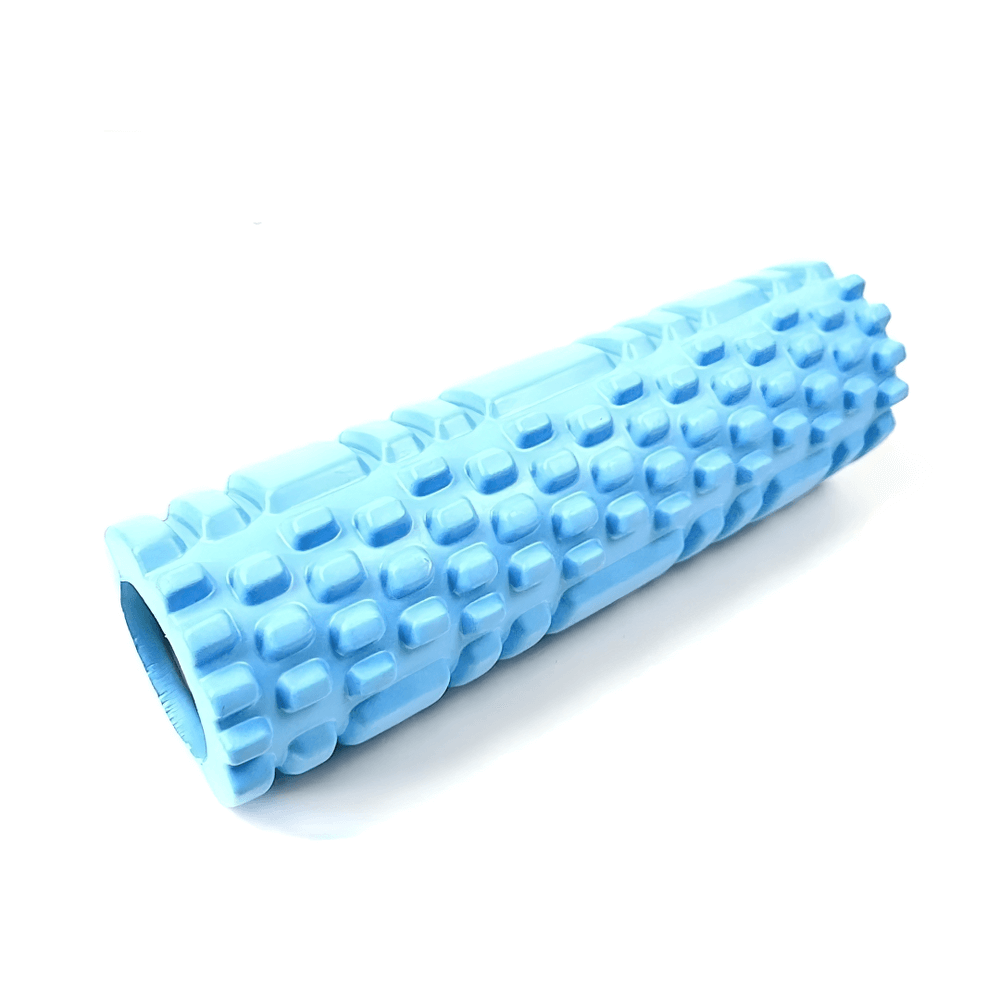 Blue Eco-friendly EVA Foam Roller SF3236 for muscle relaxation and flexibility training, durable design for back and leg relief.