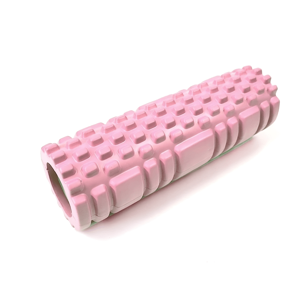 Pink EVA foam roller for muscle relaxation and flexibility, eco-friendly and durable, ideal for back and leg relief, SF3236.