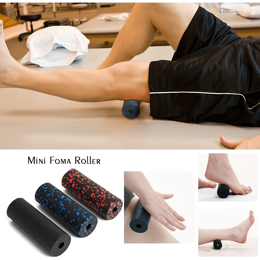 EPP foam roller set for muscle relief and recovery, ideal for deep tissue massage and flexibility improvement, includes mini foam roller.