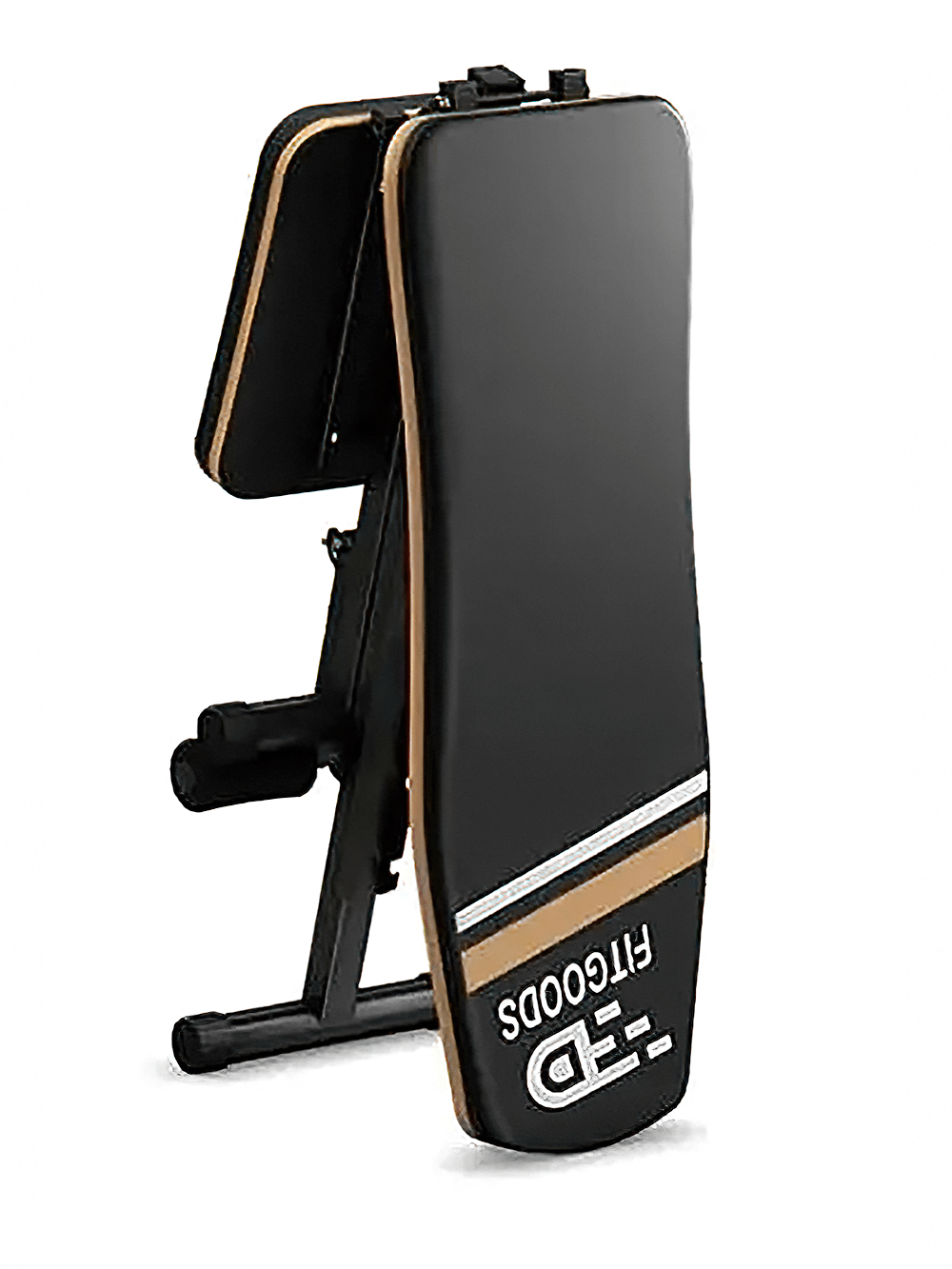 Foldable Adjustable Weight Bench Press for Home Gym - SF3441 in folded position, showcasing space-saving design for easy storage.