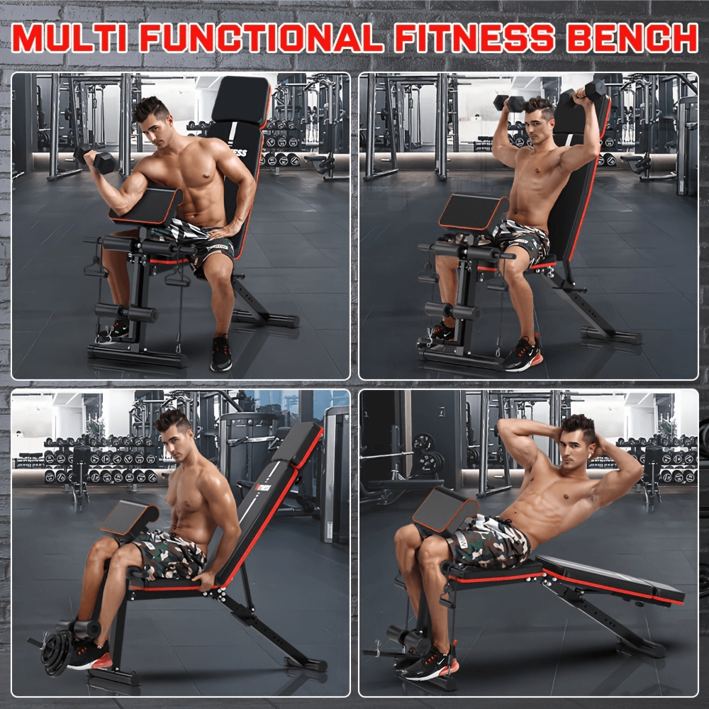 Foldable Fitness Bench for Full Body Exercises - SF3020