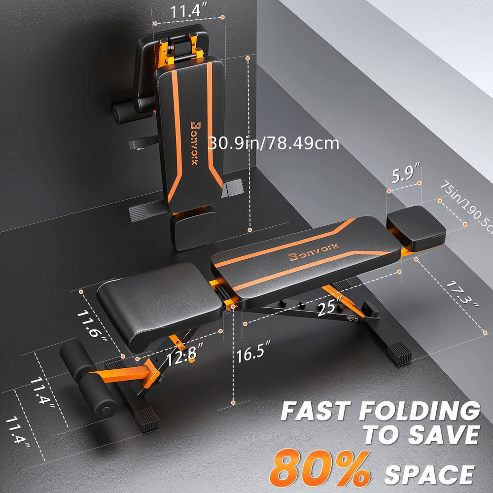 Foldable Gym Bench for Strength Training - SF3024