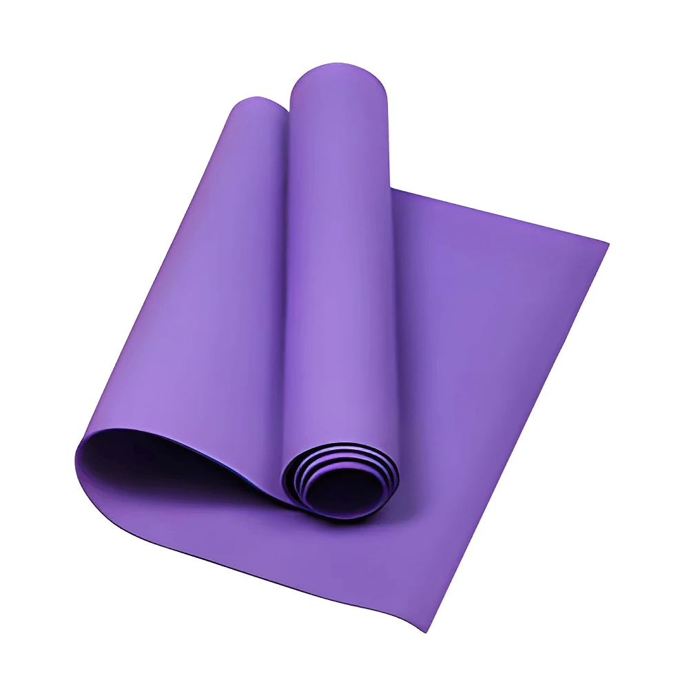 Foldable purple yoga mat SF3275, non-slip and portable for pilates and fitness, ideal for stable home and studio workouts.