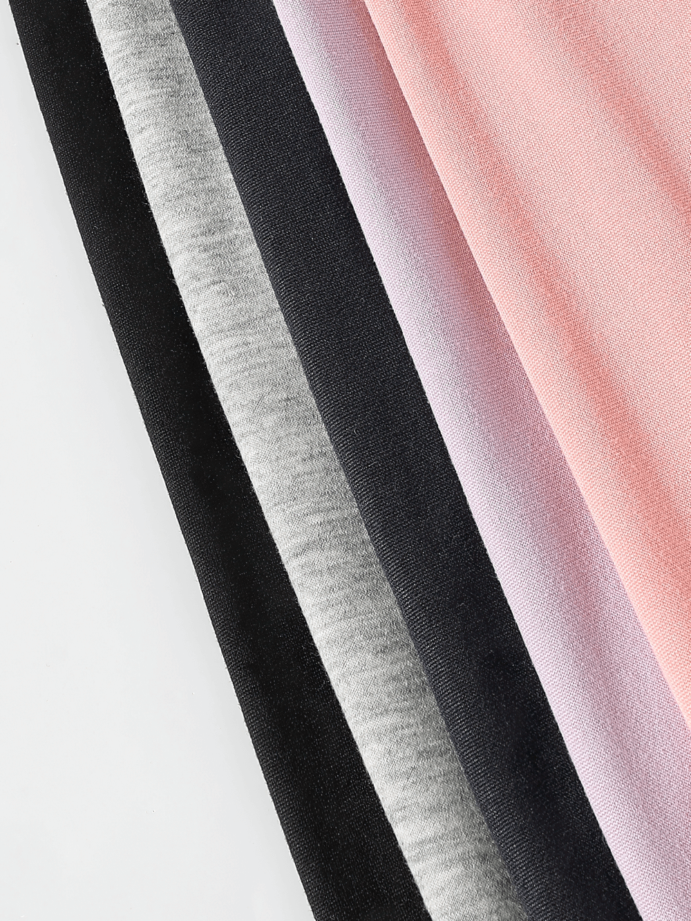 Variety of Girls Fleece Leggings for Sports and Casual Wear - SF3660 in multiple colors displayed in fabric texture close-up