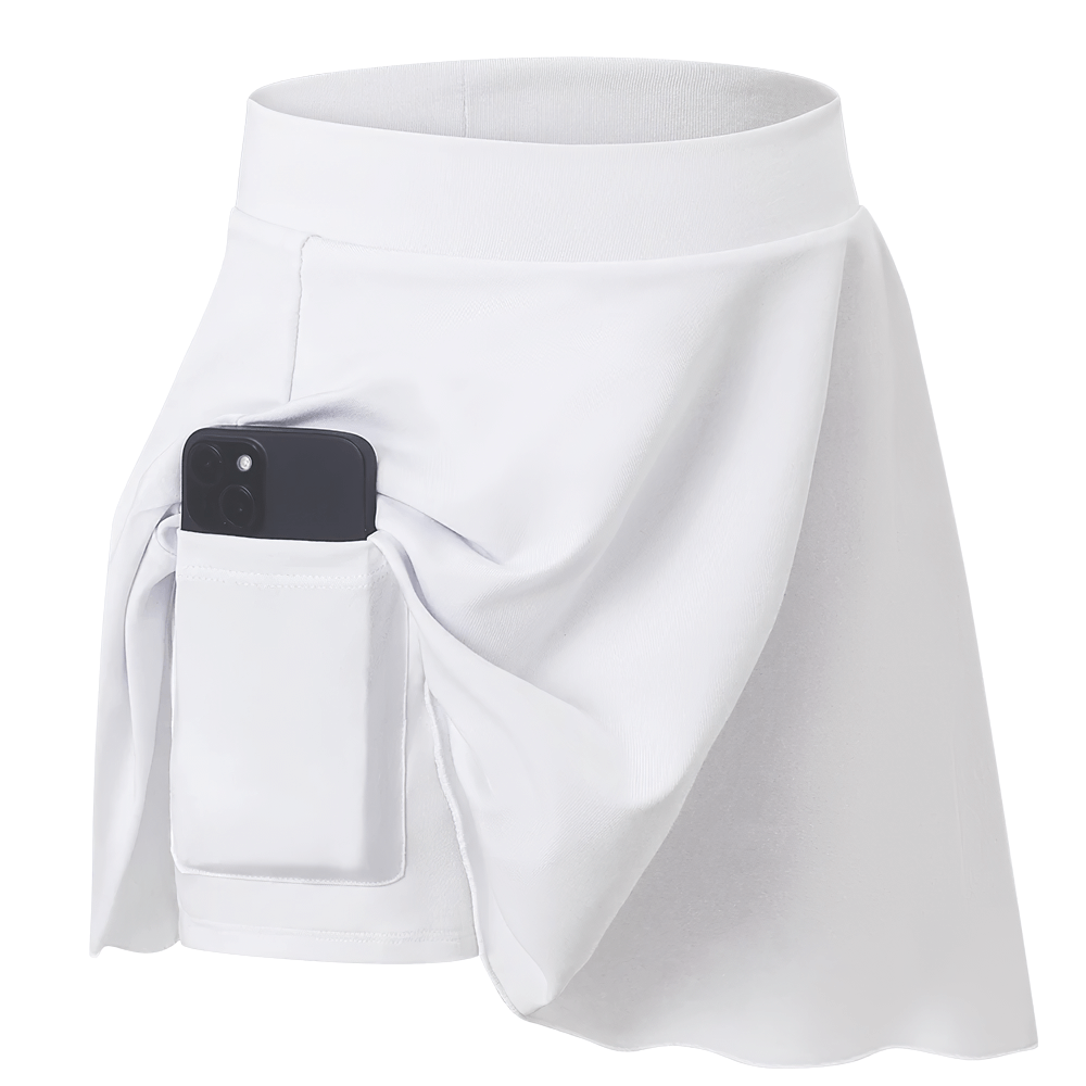 Girls Flowy Sports Shorts-Skirt with Hidden Pocket - SF3899