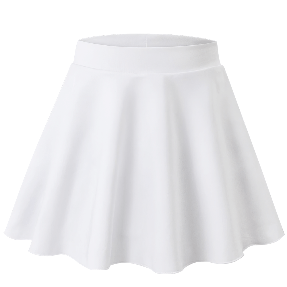 Girls Flowy Sports Shorts-Skirt with Hidden Pocket - SF3899