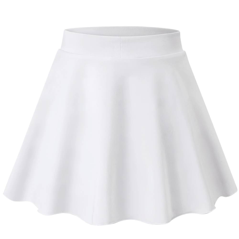 Girls Flowy Sports Shorts-Skirt with Hidden Pocket - SF3899