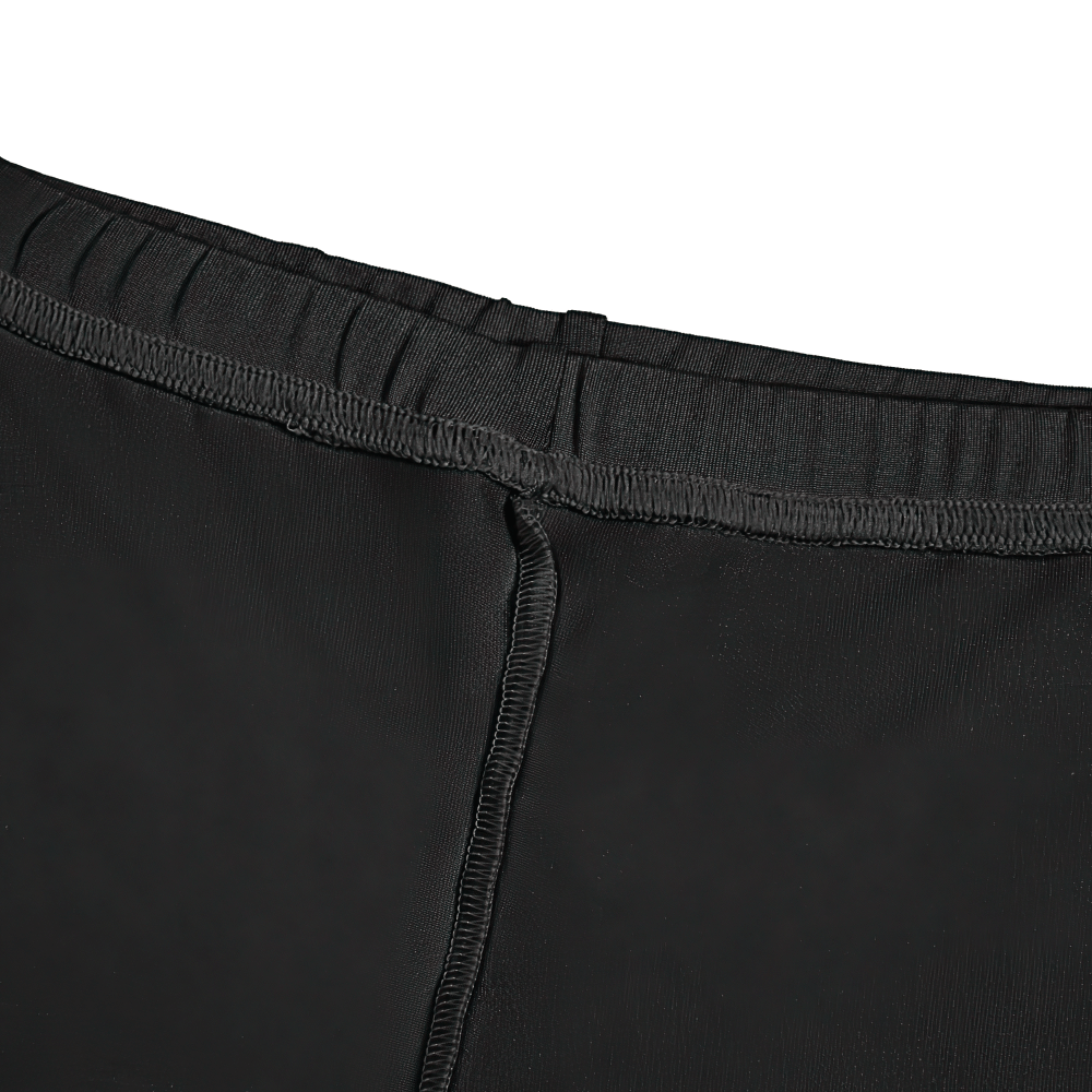 Close-up of the elastic waistband on Girls Gymnastics Shorts with High Elastic Waistband - SF3750 highlighting the sleek design.