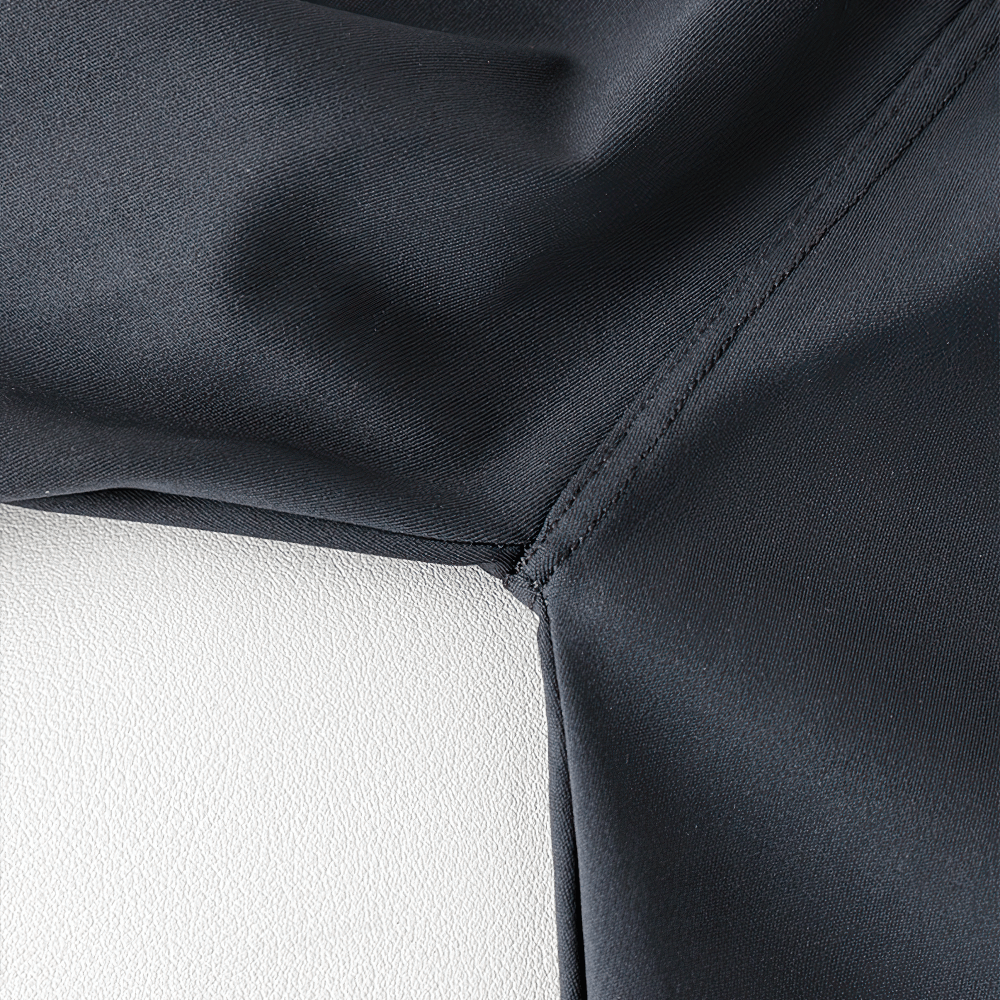 Close-up of Girls High-Waist Stretch Shorts for Fitness - SF3774 showing sleek design and smooth stitching detail for active wear.