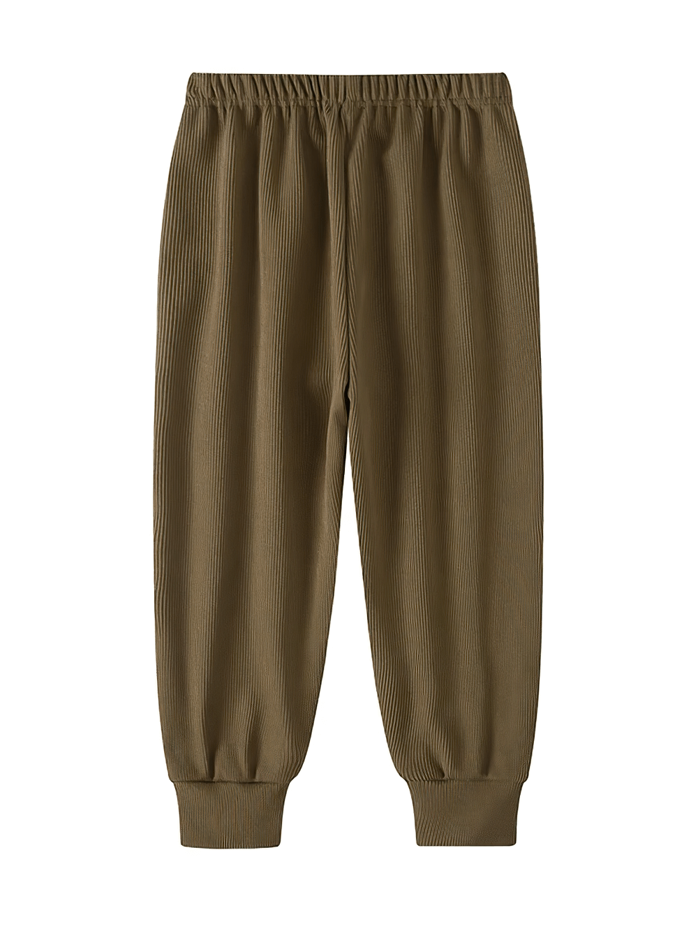 Girls Plush Lined Sport Jogger Pants With Bow - SF3875, soft rib knit, elastic waist, ideal for daily play and training.