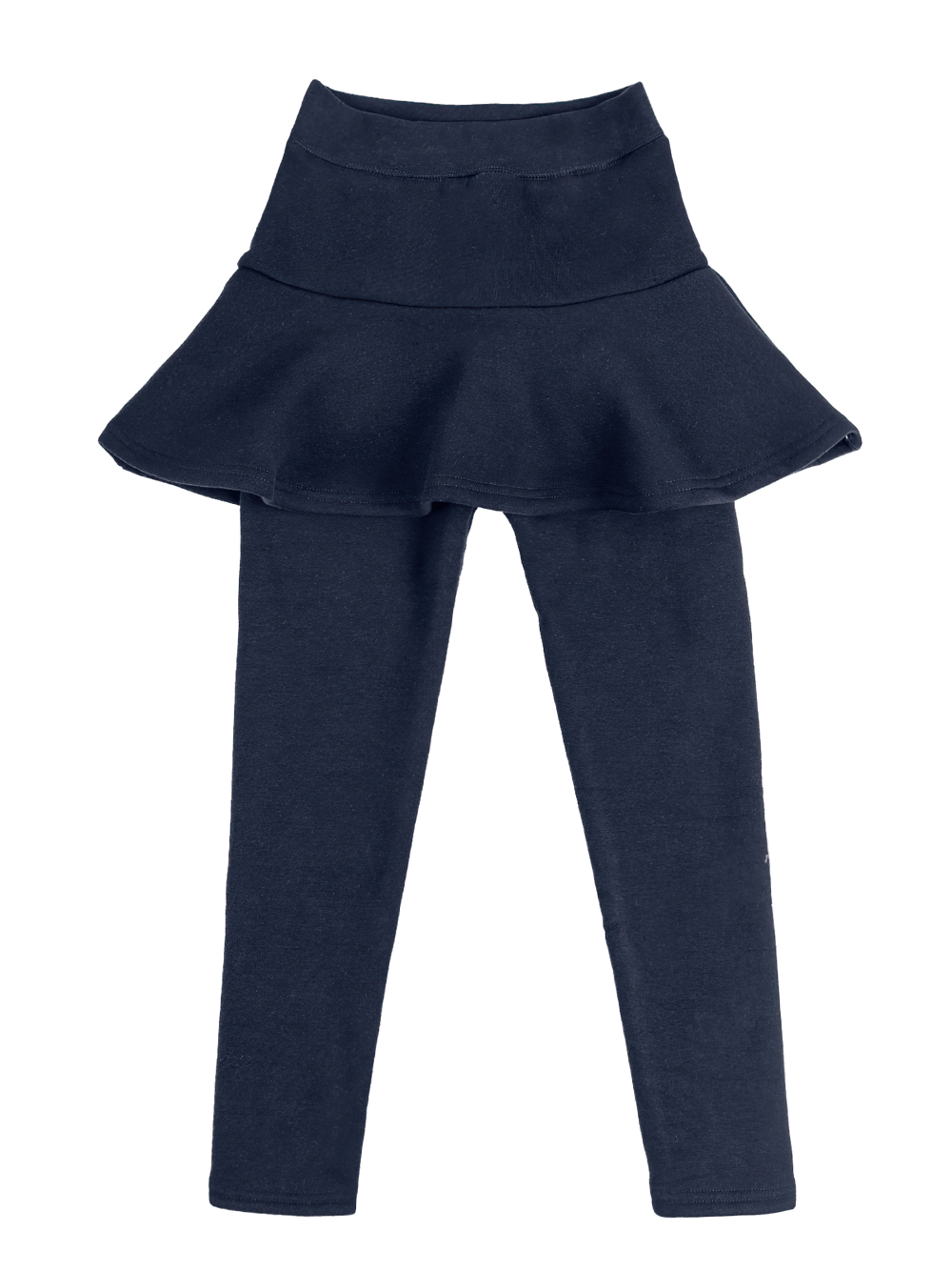 Girls Sport Warm Leggings with Flared Skirt - SF3886 in black, perfect for active girls.