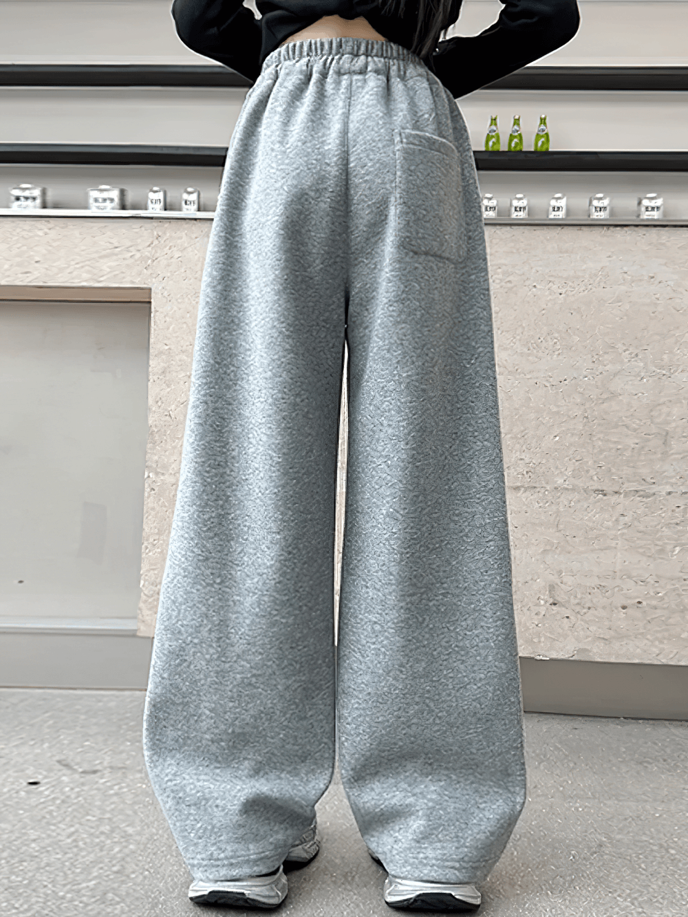 Girls Sporty Pants with Side Stripes and Drawstring - SF3620, featuring elastic waist and stylish side stripes for comfortable wear.