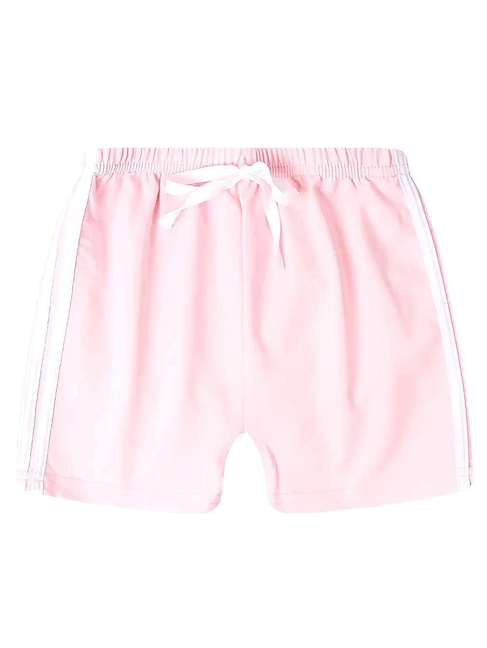Athletic Drawstring Shorts With Side Sport Stripes - SF3727, breathable kids' summer shorts with elastic waistband and sporty look.